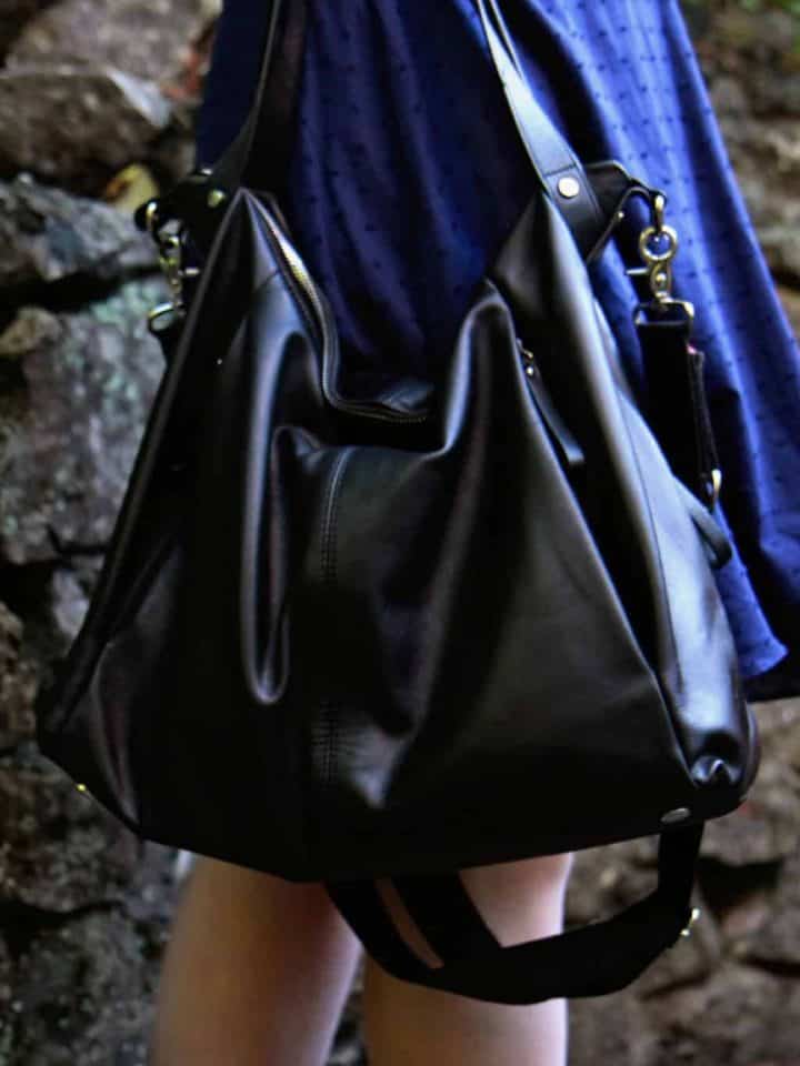storksak leather catherine changing bag