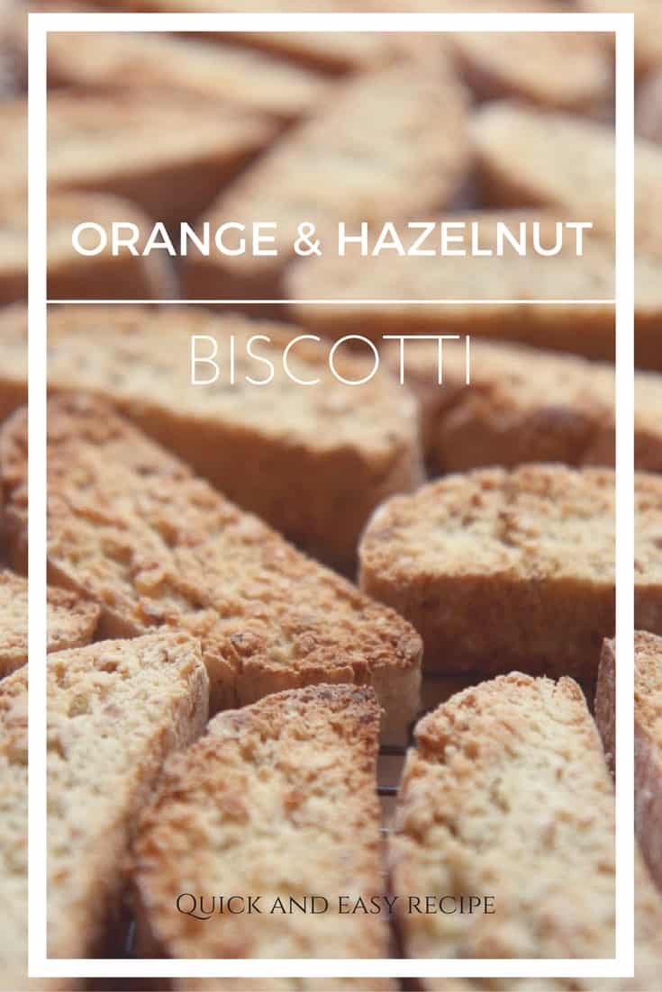 Step-by-step recipe for perfect every time, twice baked orange and hazelnut biscotti. 