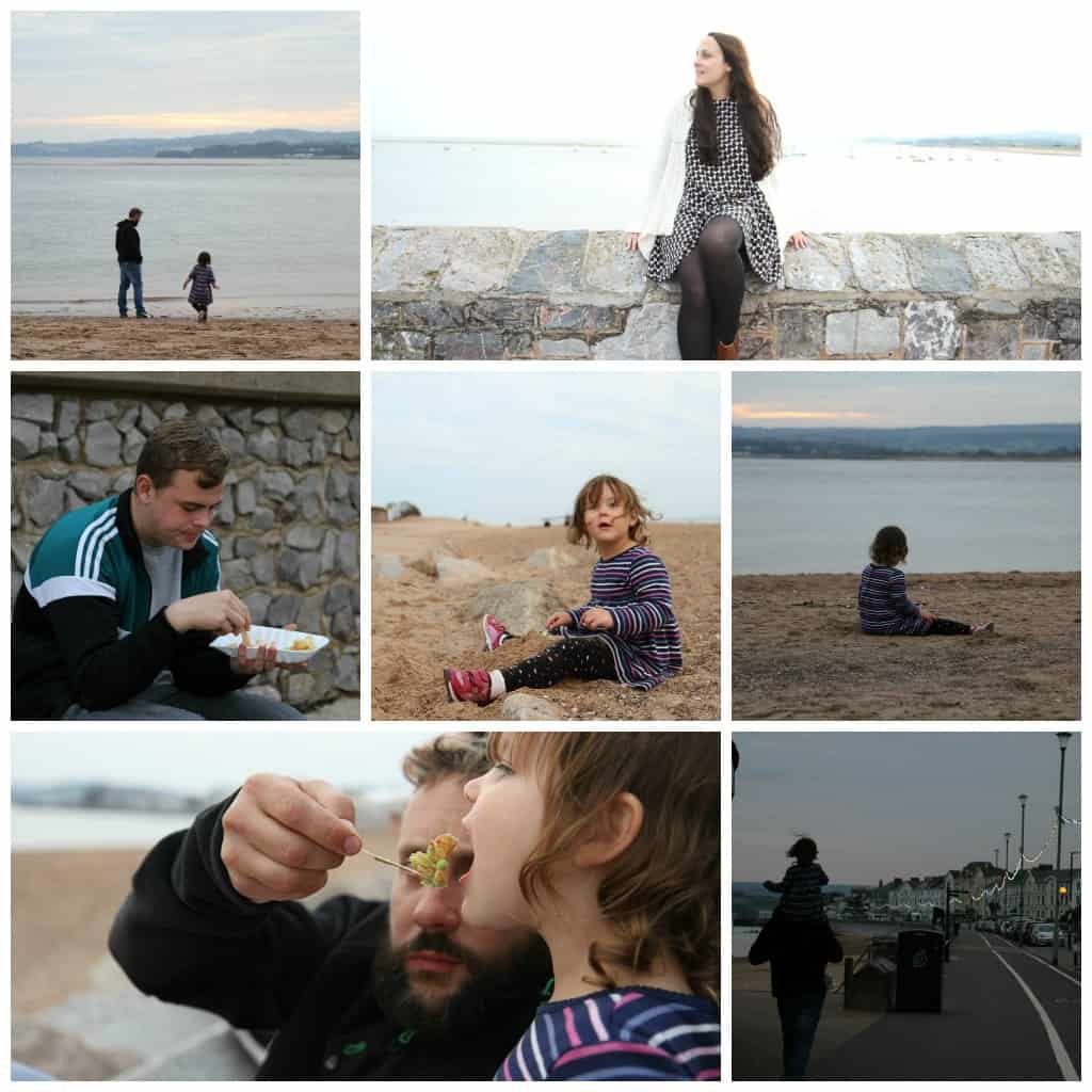 A few snaps from our trip to the beach near Crealy