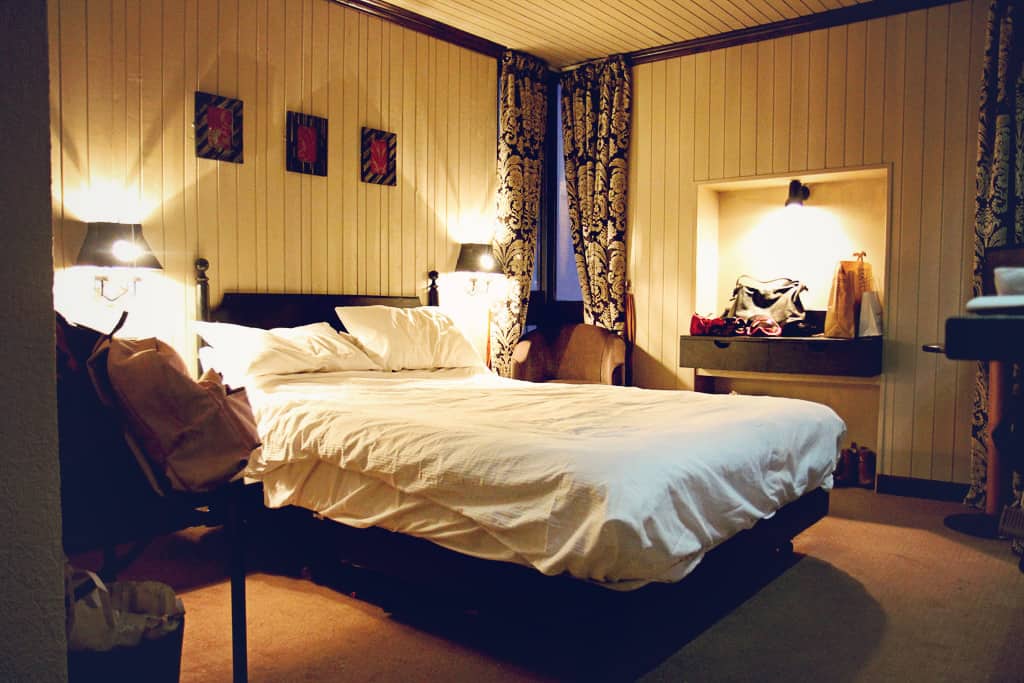 Typical bedroom suite in Mark Warner hotel val d'Isere