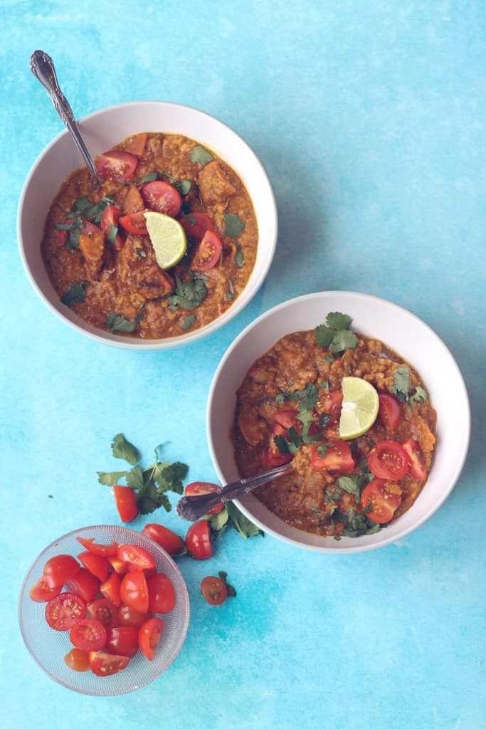 Sweet Potato, Coconut and Tomato Dahl Food, Glorious Food by Amy Treasure