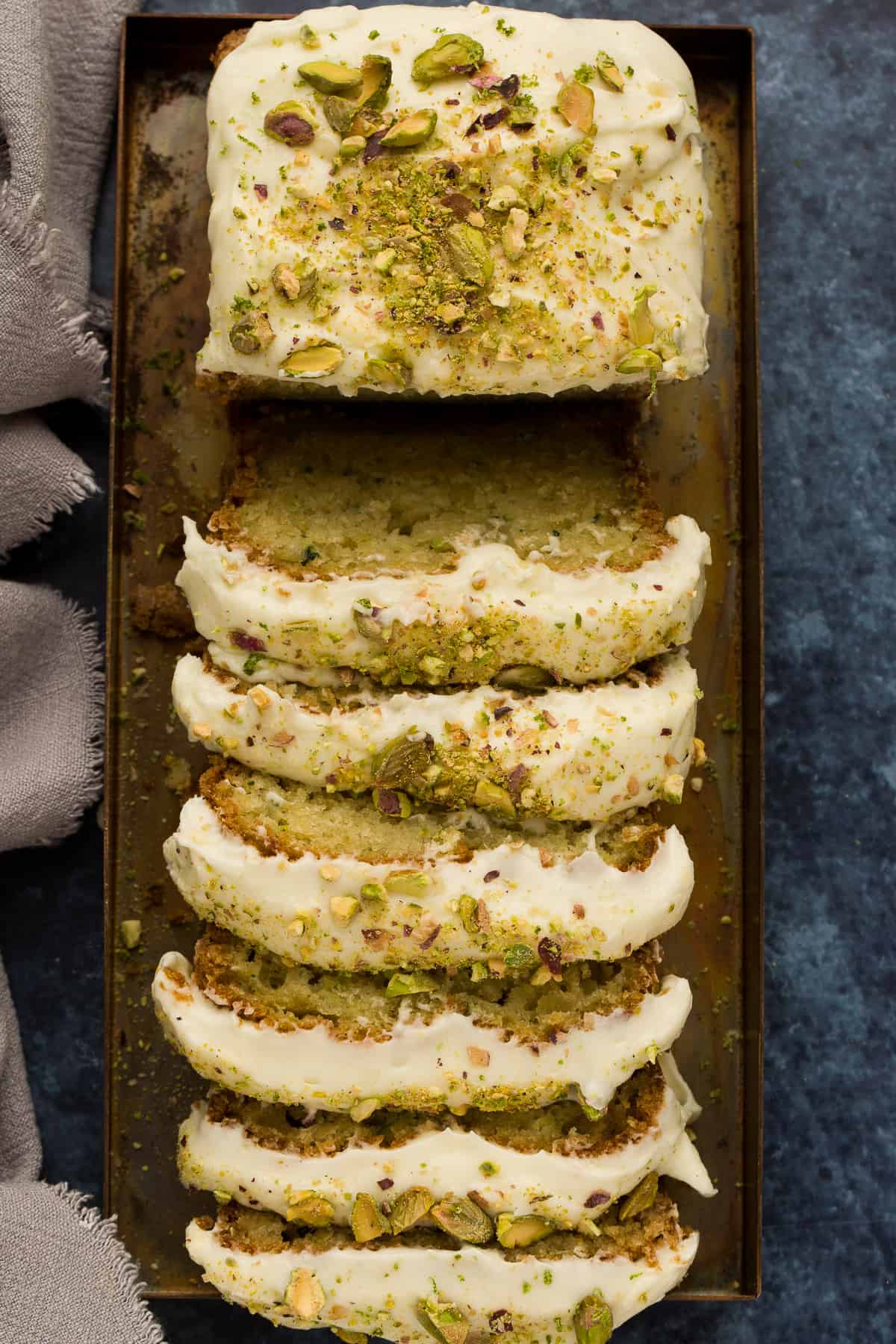 A moist courgette cake inspired by Nigella Lawson. 